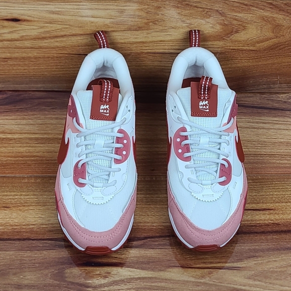 Nike Air Max 90 Futura Red Stardust/Rugged Orange FQ8881-618 Women's Size 7.5 - Picture 4 of 8